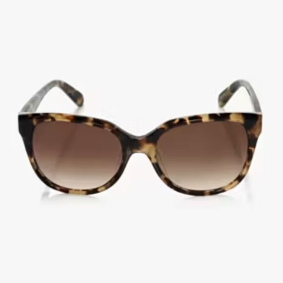 KATE SPADE Bayleigh Camel Tortoise Sunglasses w/Case - Picture 1 of 10